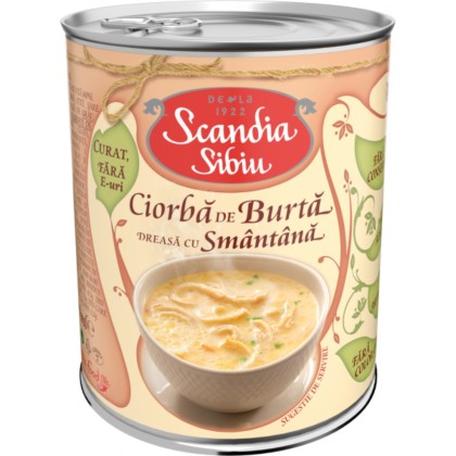 SCANDIA CIORBA BURTA 400G 6/BAX