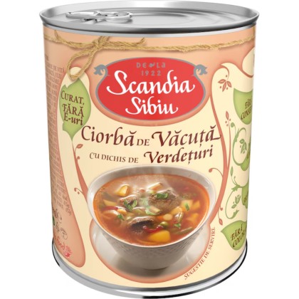 SCANDIA CIORBA VACUTA 400G 6/BAX