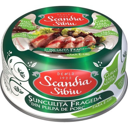 SCANDIA SUNCULITA FRAGEDA DE PORC 300G 6/BAX