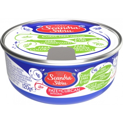 SCANDIA PATE CURCAN 120G 6/BAX