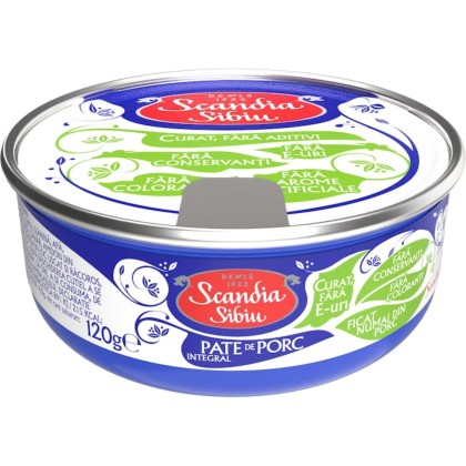 SCANDIA PATE PORC 120gr 6/BAX