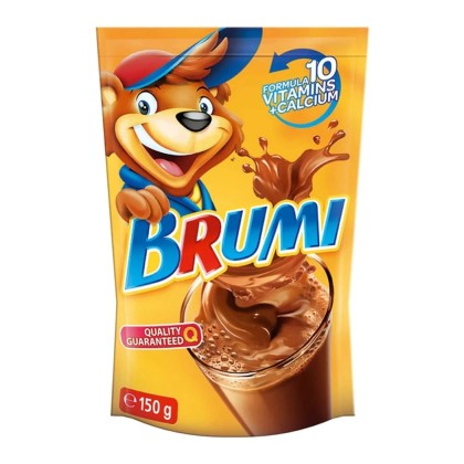 BRUMI CACAO INSTANT PUNGA 150 G 10/BAX