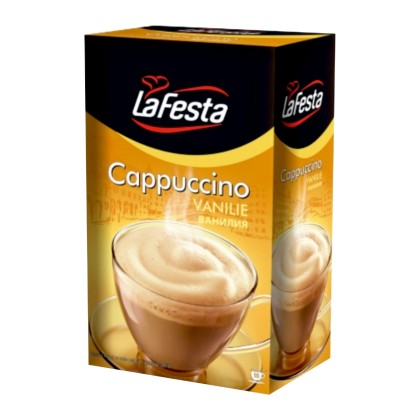 CAPPUCCINO LA FESTA VANILLA 8X125gr