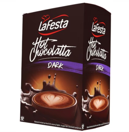 CIOCOLATA CALDA LA FESTA DARK 250G 6/BAX