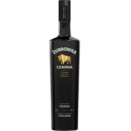 ZUBROWKA VODKA CZARNA 40% 0.7L 6/BAX