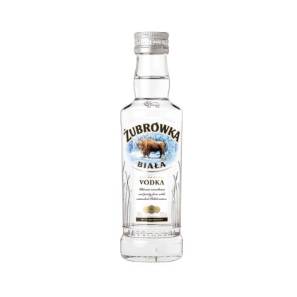 ZUBROWKA VODKA BIALA 37.5% 0.2L 24/BAX
