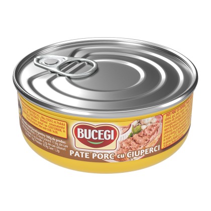 BUCEGI PATE PORC CU CIUPERCI 120gr 60/BAX