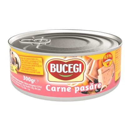 BUCEGI CARNE PASARE 65% 300gr.6/BAX