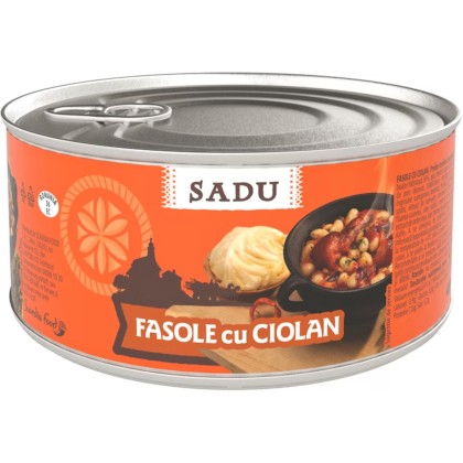 SADU FASOLE CU CIOLAN 400gr 6/BAX