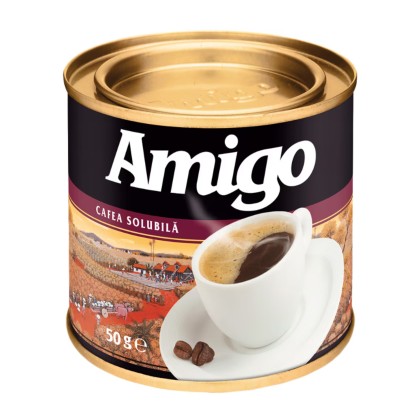 AMIGO CAFEA SOLUBILA 50gr 12/BAX