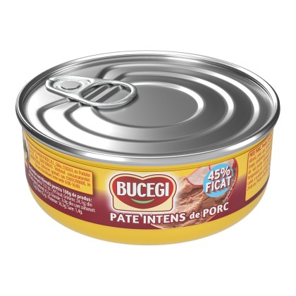BUCEGI PATE PORC 45% FICAT 120gr 60/BAX
