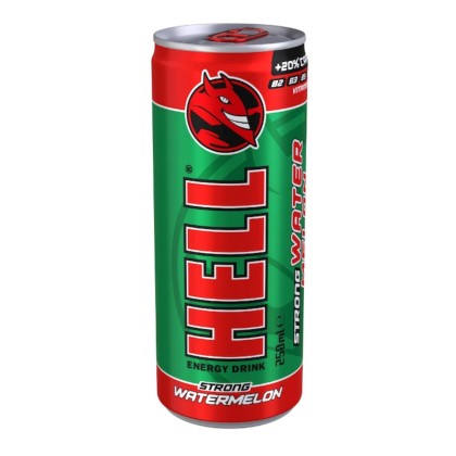 HELL ENERGY DRINK WATERMELON 250ml 24/BAX
