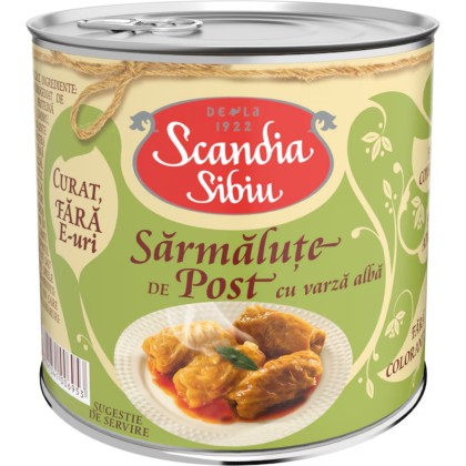 SCANDIA SARMALUTE DE POST 400gr 6/BAX