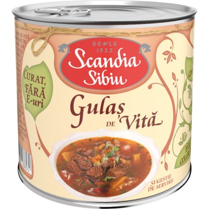 SCANDIA GULAS DE VITA 400gr 6/BAX