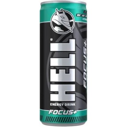 HELL ENERGY DRINK FOCUS 250 ml 24/BAX