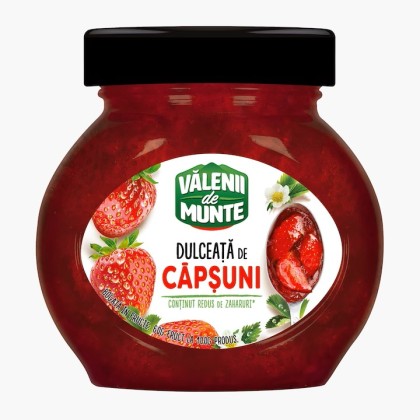 VALENII DE MUNTE DULCEATA CAPSUNI 240gr 8/BAX