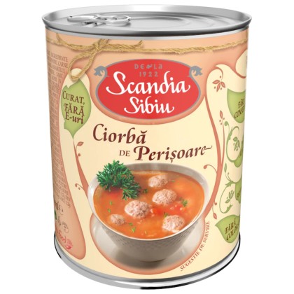 SCANDIA CIORBA PERISOARE 400gr 6/BAX