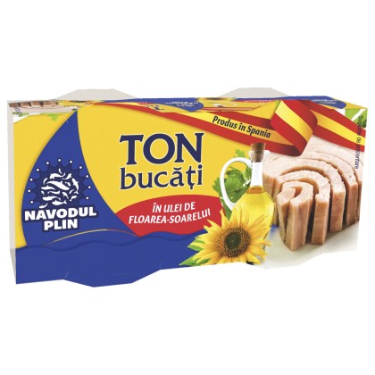 NAVODUL PLIN TON BUCATI IN UL.FL.S. 2X80gr 48/BAX