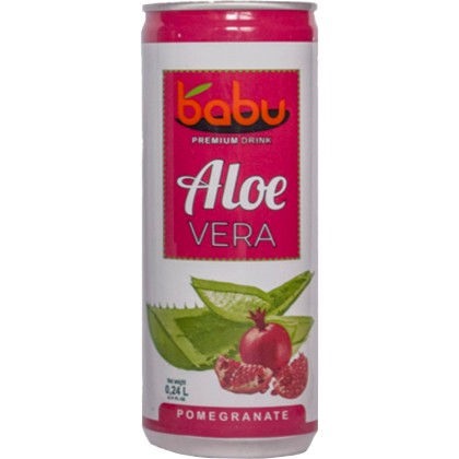 BABU ALOE VERA RODIE DZ 240ml 30/BAX