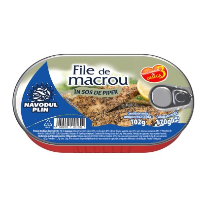 NAVODUL PLIN FILE MACROU IN SOS PIPER 180gr 15/BAX