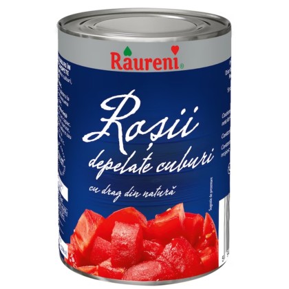 RAURENI ROSII CUBURI DEPELATE CUTIE 380gr 12/BAX