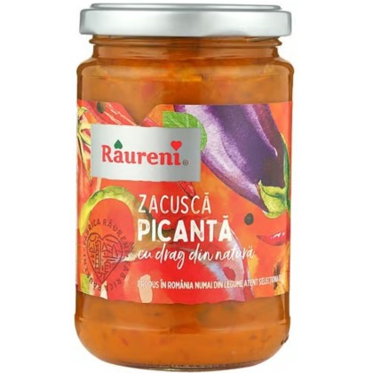 RAURENI ZACUSCA PICANTA BORCAN 314ml 6/BAX