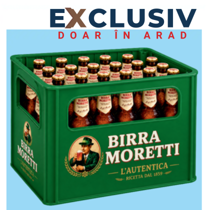 NAVETA BIRRA MORETTI ST. 0,5/ 20 BUC