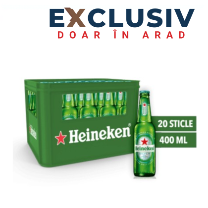 NAVETA HEINEKEN STICLA 0.4L/ 20