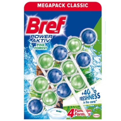 BREF ODORIZANT WC POWER AKTIV 3X50GR PINE*9