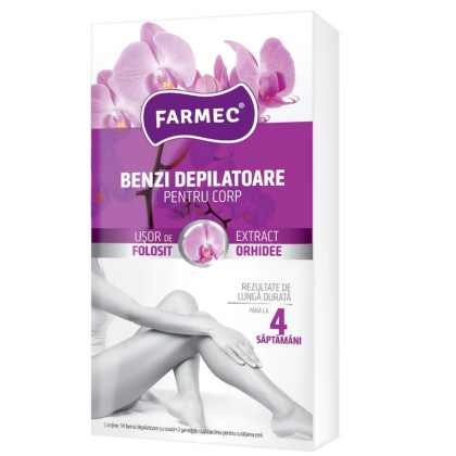 FARMEC BENZI DEPILATOARE CORP 14 BUC/SET ORHIDEE*16