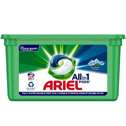 ARIEL DETERGENT CAPSULE 37SP ALL IN 1 M. SPRING*3