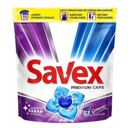 SAVEX DETERGENT CAPSULE 15SP SEMANA PARFUME*8