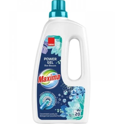 SANO DETERGENT LICHID 1L 20SP MAQXIMA POWER GEL BLUE BLOSSOM*12