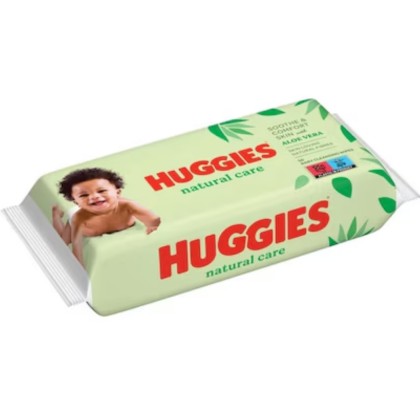HUGGIES BABY SERVETELE NATURAL CARE 56BUC ALOE VERA *10