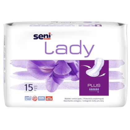SENI ABSORBANTE INCONT. LADY PLUS 15B*16