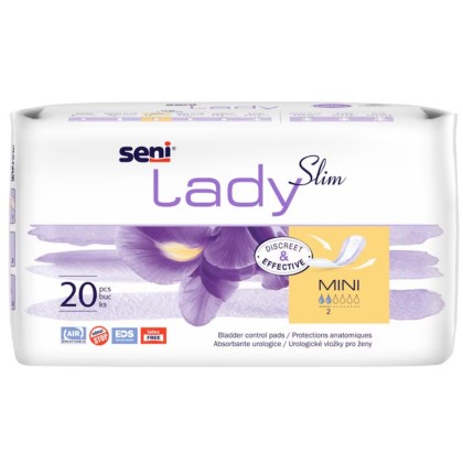 SENI ABSORBANTE INCONT. LADY SLIM MINI 20B*30