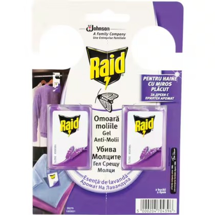 RAID ANTIMOLII GEL 2*3G LAVANDA*24