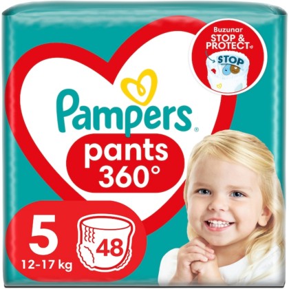 PAMPERS SCUTECE PANTS 5 JUNIOR 12-17KG *48