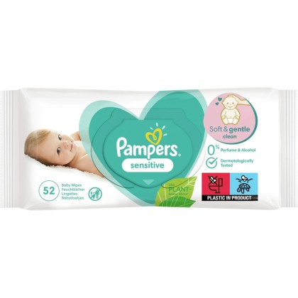 PAMPERS SERVETELE REZERVA SENSITIVE 52BUC