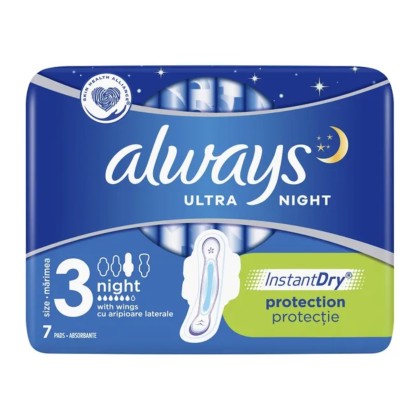 ALWAYS ABSORBANTE ULTRA NIGHT 7BUC *20