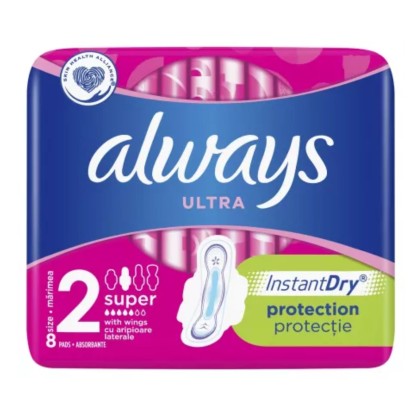 ALWAYS ABSORBANTE ULTRA SUPER PLUS 8BUC *24