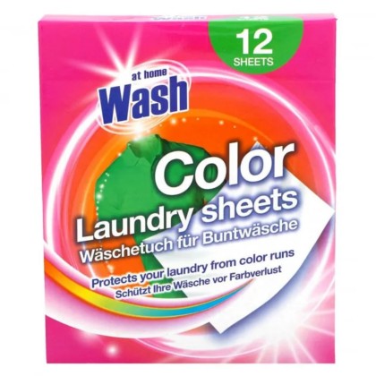 AT HOME WASH ABSORBANTE DE CULOARE 16 SERVETELE COLOR*24