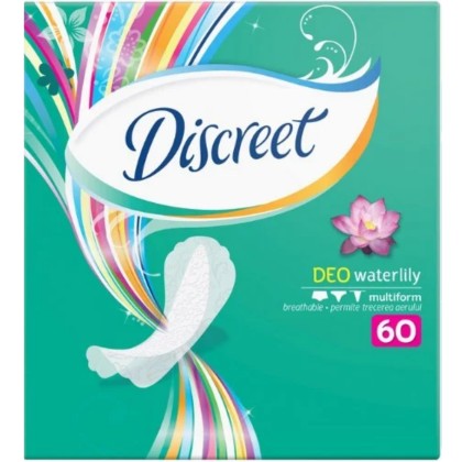 DISCREET ABSORBANTE ZILNICE 60B WATERLIL *8