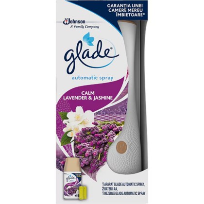 GLADE ODORZANT AUTOMATIC SPRAY+REZERVA 269ML LAVANDA&JAS*4
