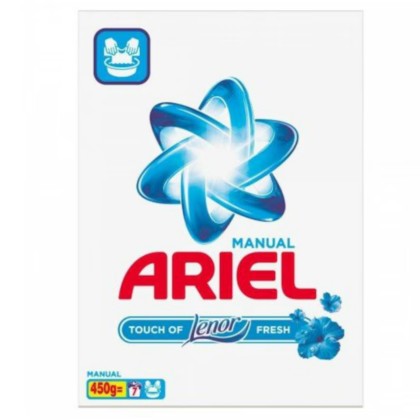 ARIEL DETERGENT MANUAL 450 GR LENOR FRESH*11