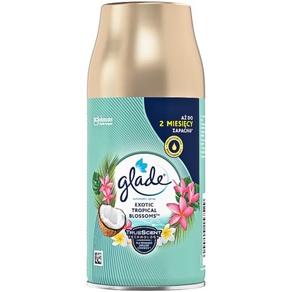 GLADE ODORIZANT REZ. SPRAY 269ML EXOTIC TROPICAL BLOSSOM*4