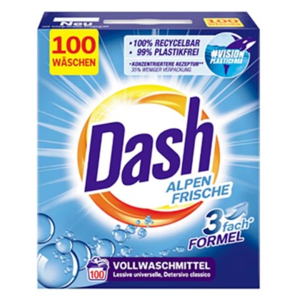 DASH DETERGENT AUTOMAT 6 KG 100SP ALPEN FRISCHE