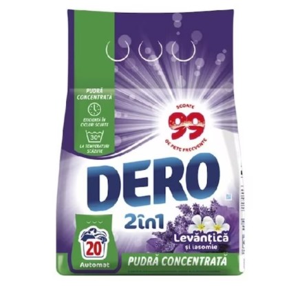 DERO DETERGENT AUTOMAT 1.5KG 2IN1 20SP LEVANTICA SI IASOMIE*7