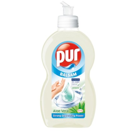 PUR DETERGENT VASE 450ML BALSAM ALOE VERA *20