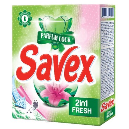 SAVEX DETERGENT AUTOMAT 300GR 2IN1 FRESH*22